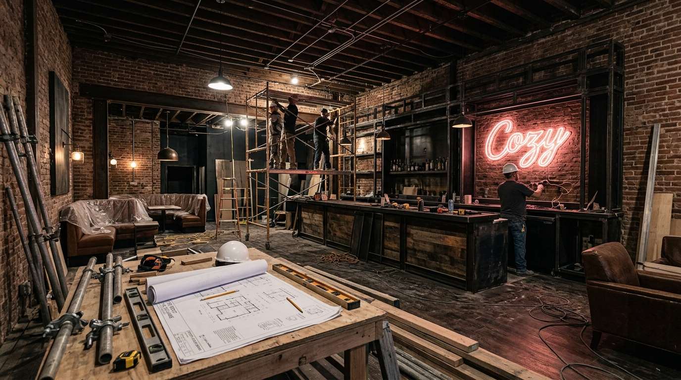 Cozy Lounge en travaux